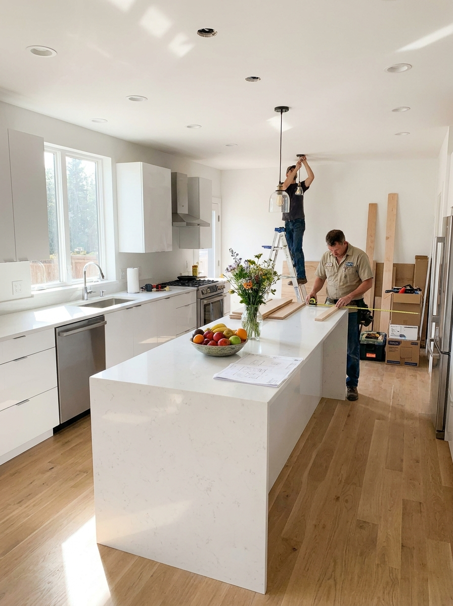 Contemporary Kitchen Remodel by TMC Home Innovations project photo
